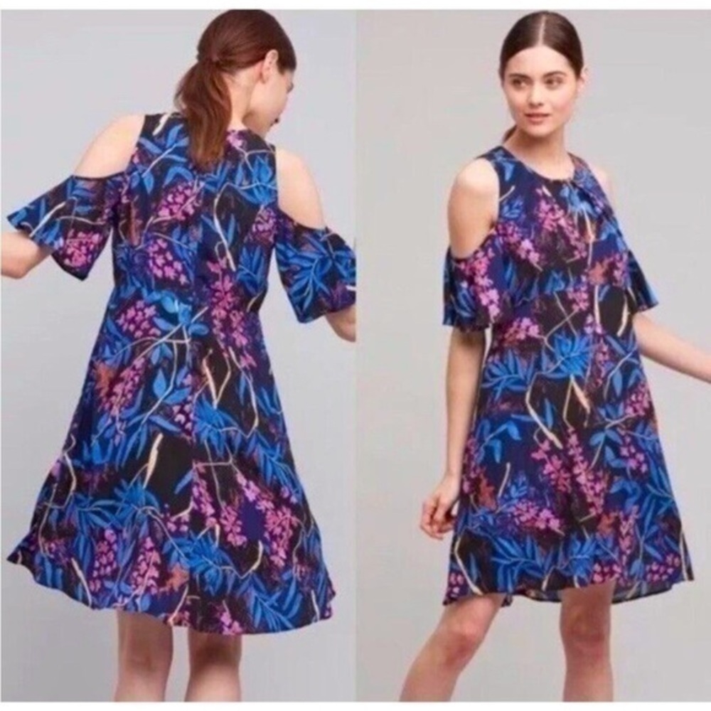 Maeve Elia from Anthropologie Cold Shoulder Dress